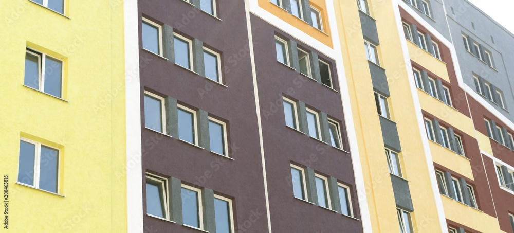 Obraz premium Modern panel apartment building