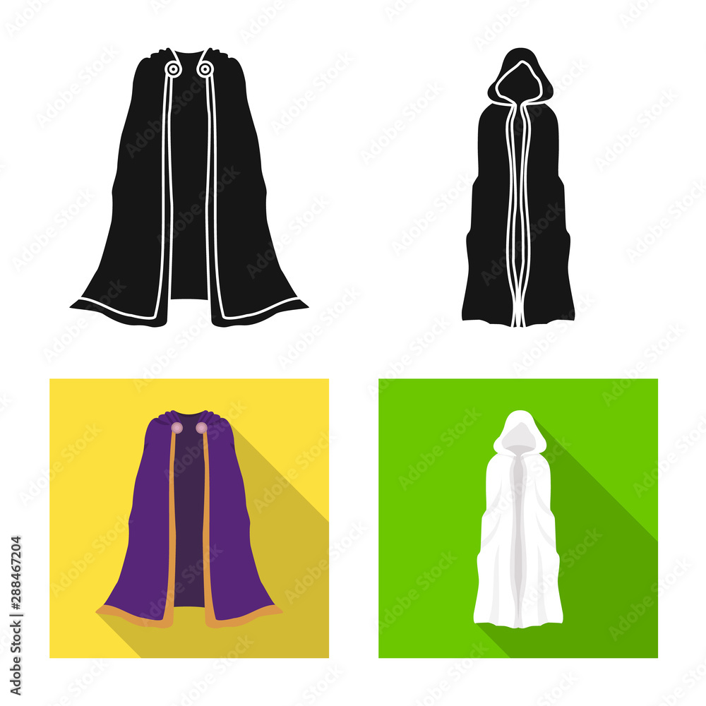 Isolated object of material and clothing sign. Collection of material and garment stock vector illustration. Isolated object of material and clothing sign. Collection of material and garment stock vector illustration.