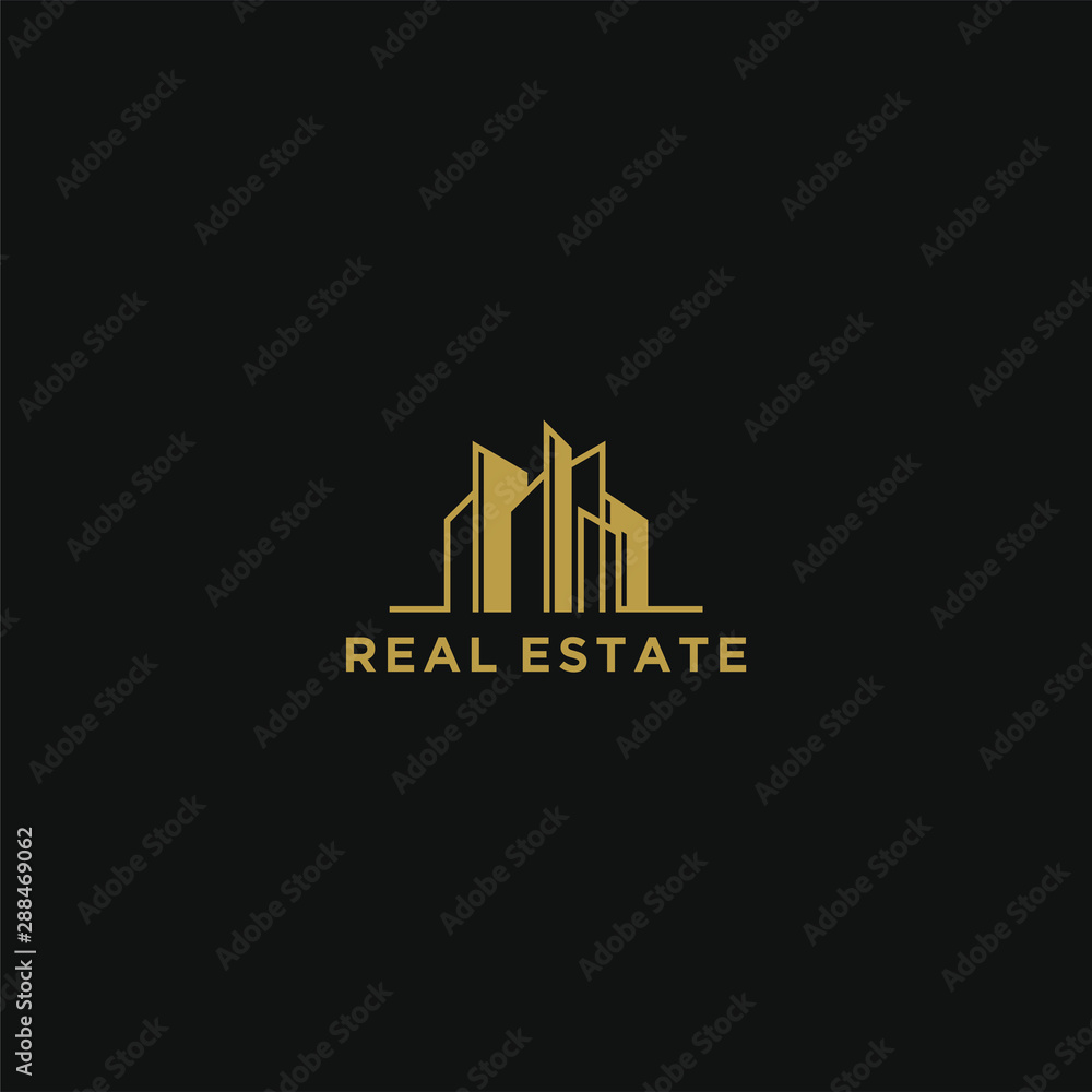 Real estate logo - modern and simple design