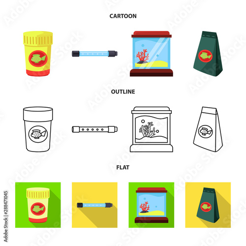 Isolated object of natural and hobby sign. Collection of natural and interior stock vector illustration.