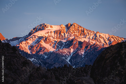 Sunrise at Sierra Nevada USA