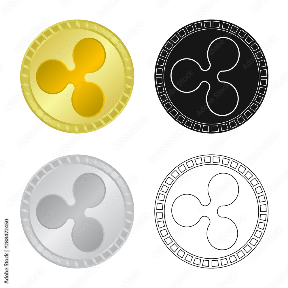 Vector illustration of bit-coin and investment logo. Set of bit-coin ...