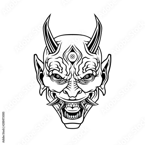Demon head. 