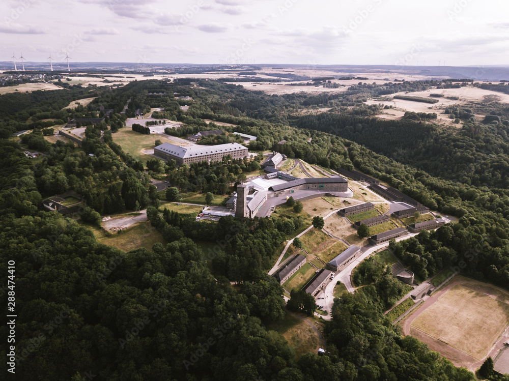Obraz premium Castle from above