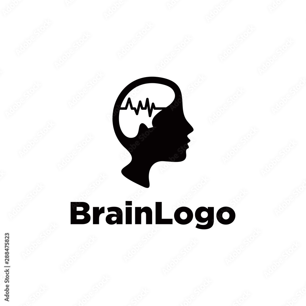 Human head with Creative ideas, Brain, Creative mind, learning and design icons. Man head, people symbols Human head with Creative ideas, Brain, Creative mind, learning and design icons. Man head, people symbols