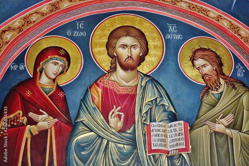 Christus, Ikonenmalerei, Meteora-Kloster, Griechenland