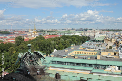 view of St. Petersburg from St. Isaac's Cathedral