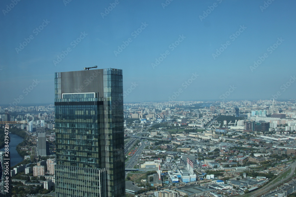 view of Moscow from the tower