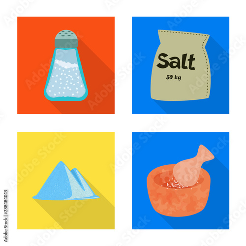 Isolated object of raw and kitchen symbol. Collection of raw and sea vector icon for stock.