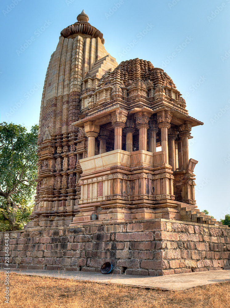 Chaturbhuj temple in Khajuraho, India 