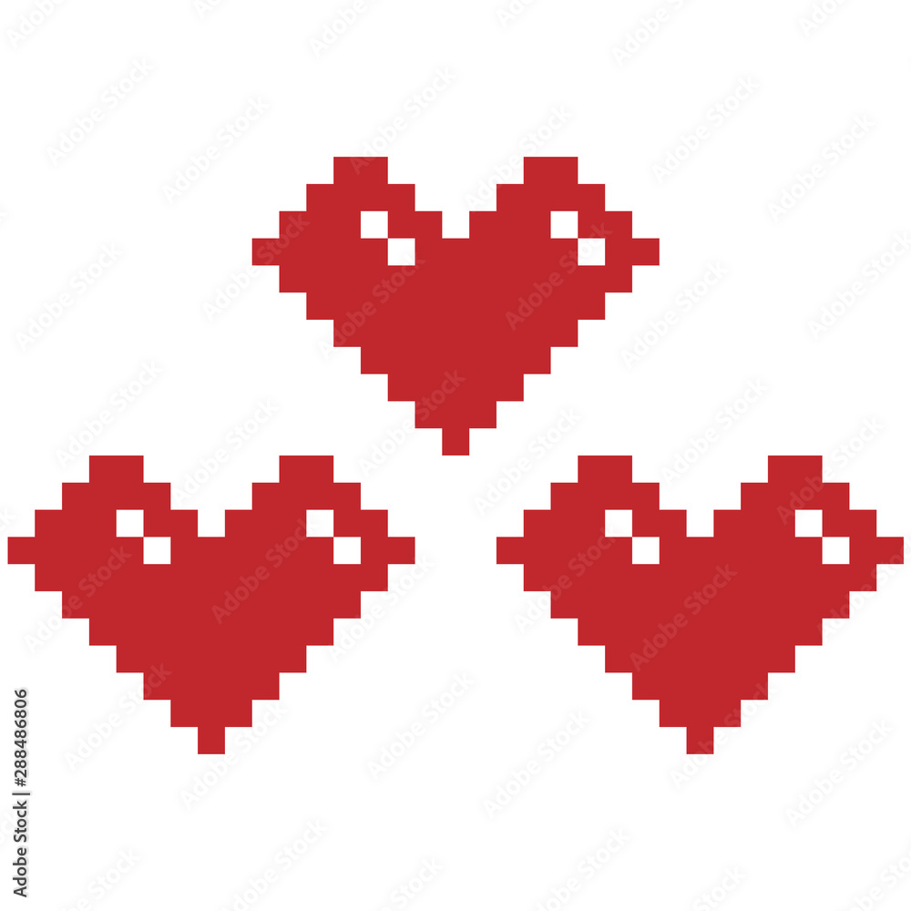 Obraz premium heart vector graphic clipart