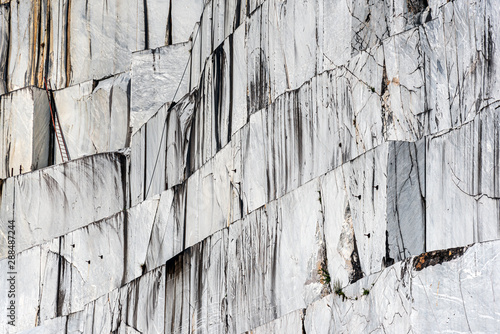 Tableau sur toile Marble quarry in Carrara, Italy, where Michelangelo got the material for his sculptures