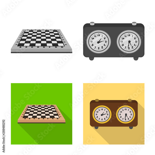 Isolated object of checkmate and thin icon. Collection of checkmate and target vector icon for stock.
