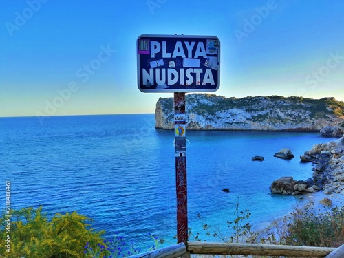 ambolo beach on javea photo