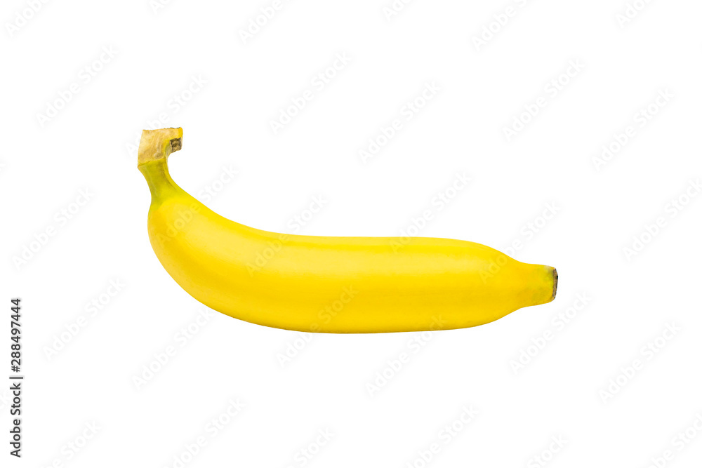A ripe of banana isolted on white background. A ripe of banana isolted on white background.