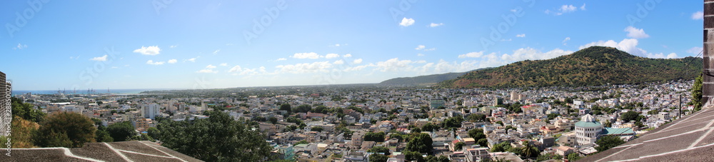 Panoramabild von Port Louis - Hauptstadt Mauritius