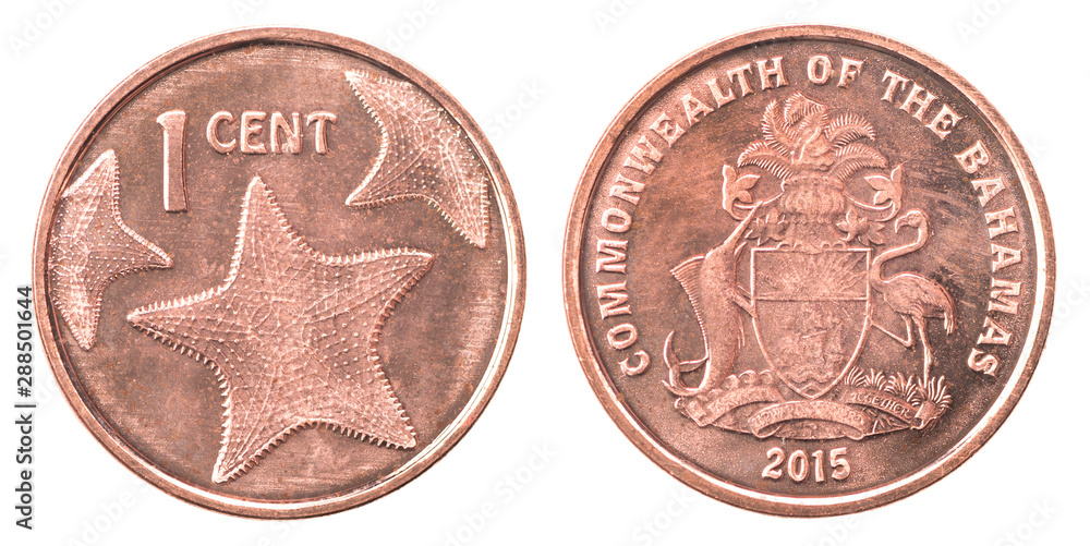 New Coins Bahamas - obrazy, fototapety, plakaty 