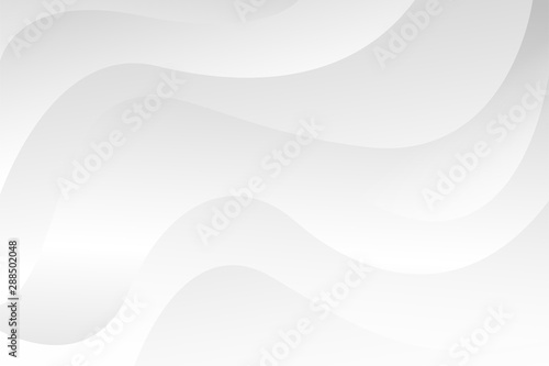 Modern abstract wave shape rocking white and gray background. vector illustration.