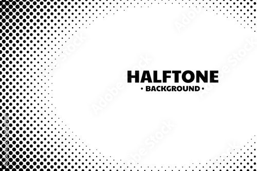 Abstract Circle Halftone Gradient Background. modern look.