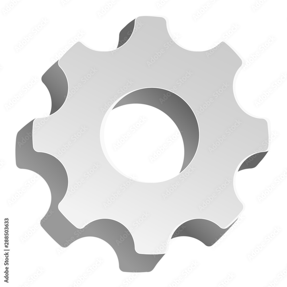 Game graphics 3d icon settings. Illustration of settings vector icon. Settings sign symbol Game graphics 3d icon settings. Illustration of settings vector icon. Settings sign symbol