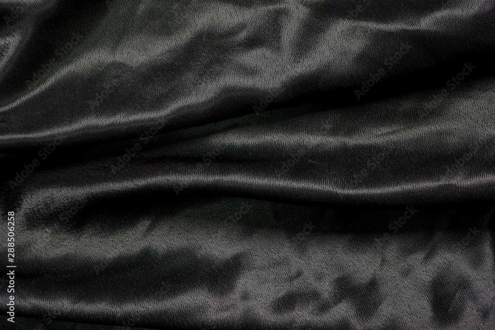 Fototapeta premium black fabric cloth background texture