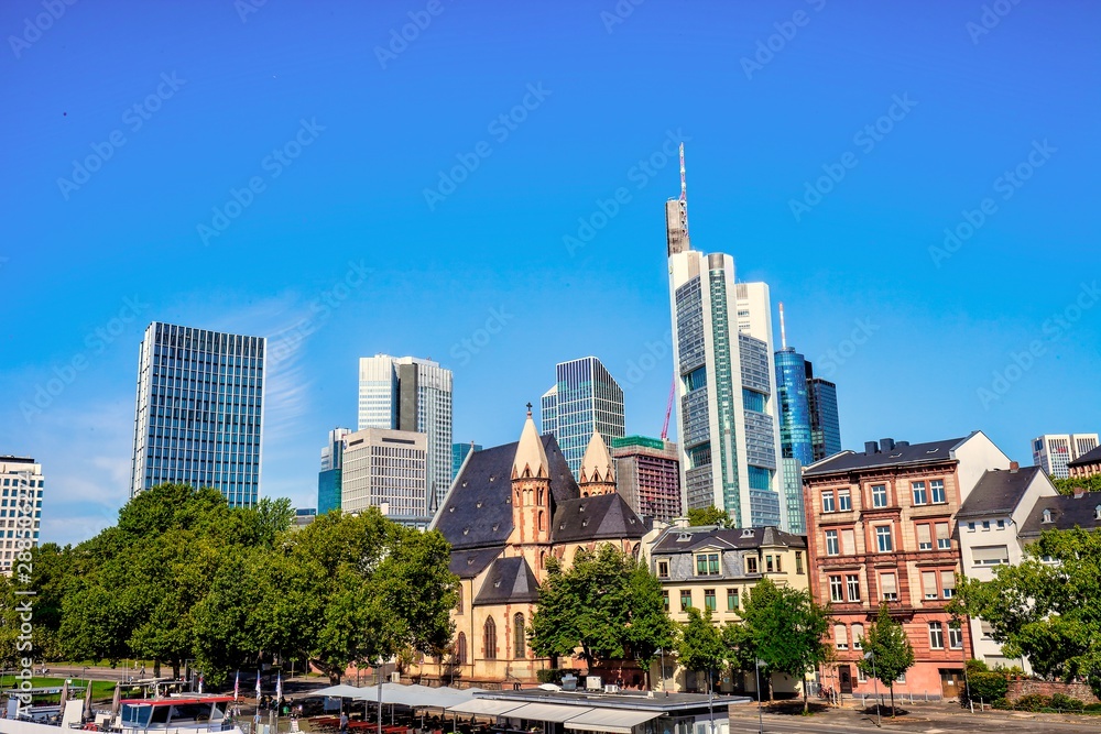 View of Frankfurt am Main. Germany.