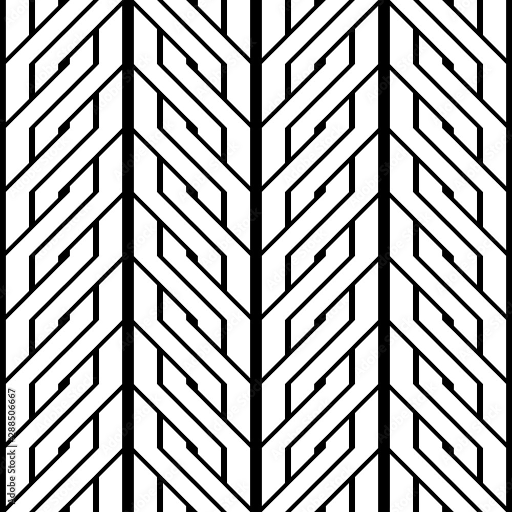 Design seamless monochrome zigzag pattern Design seamless monochrome zigzag pattern