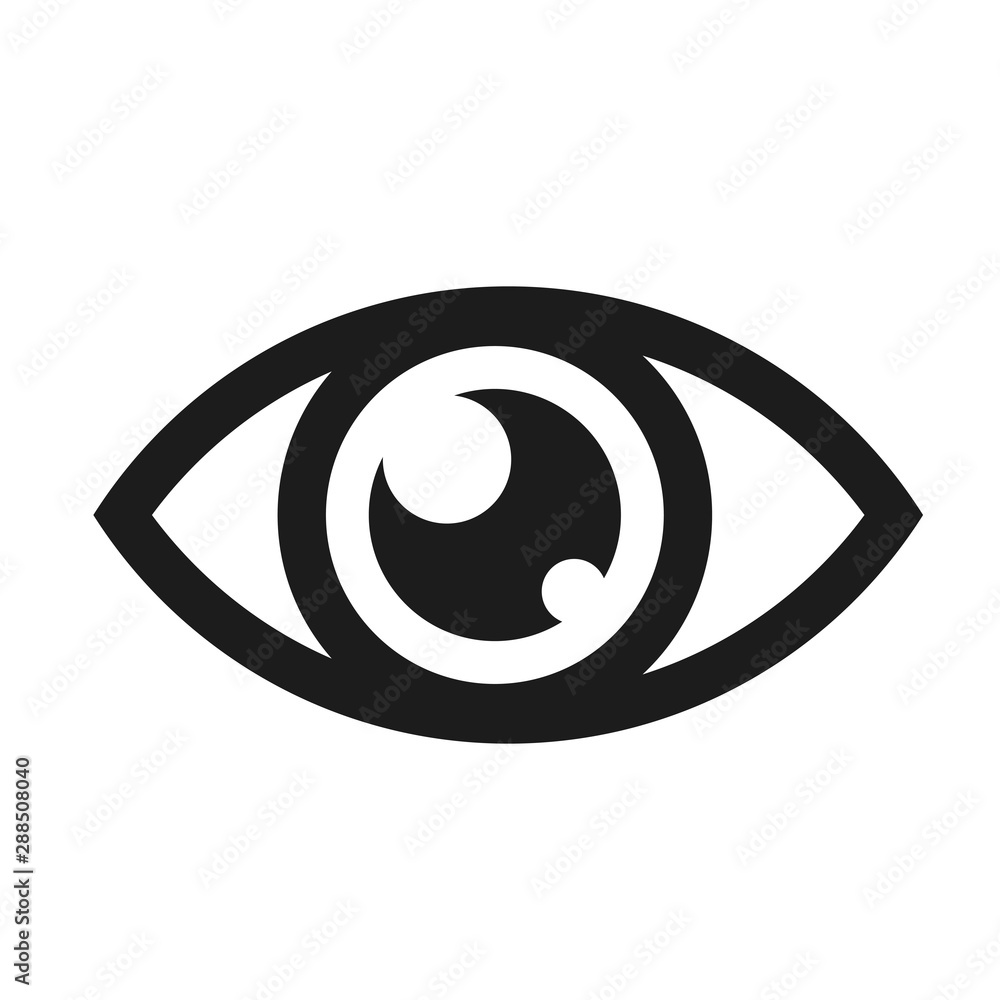 Eye Icon Vector. The eyes reflect the look. Rest sleep to take care of eyesight. Eye Icon Vector. The eyes reflect the look. Rest sleep to take care of eyesight.