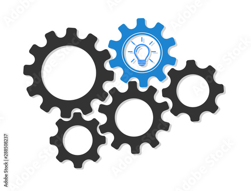 The gears of machines that continuously work, driving the organization's ideas.
