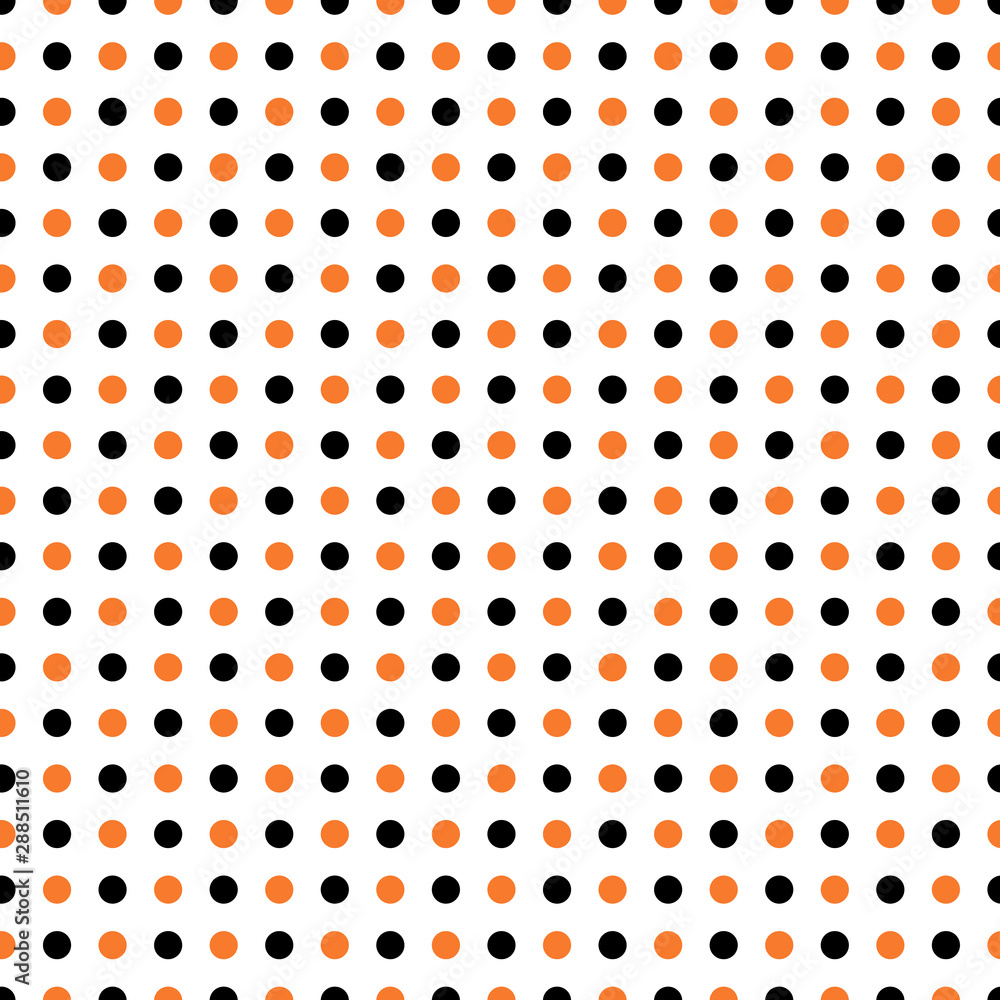 seamless pattern with orange and black circles, halloween background seamless pattern with orange and black circles, halloween background