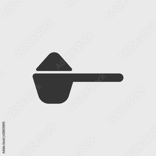 Scoop icon. EPS file. New trendy scoop vector illustration symbol - EPS file