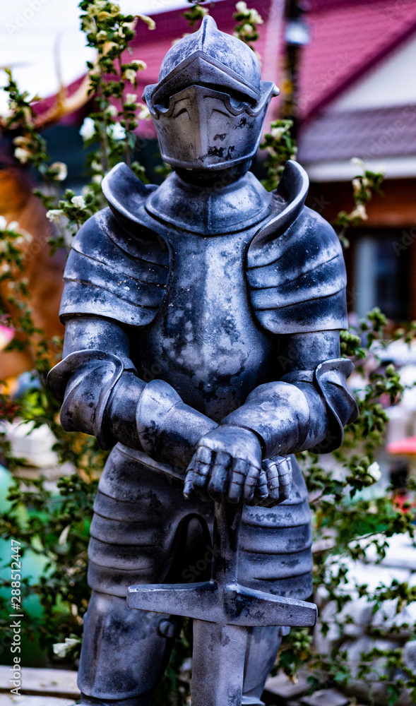Knight in armor with a sword Knight in armor with a sword