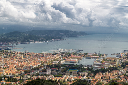 Obraz na płótnie Il Golfo dei Poeti - La Spezia w salonie