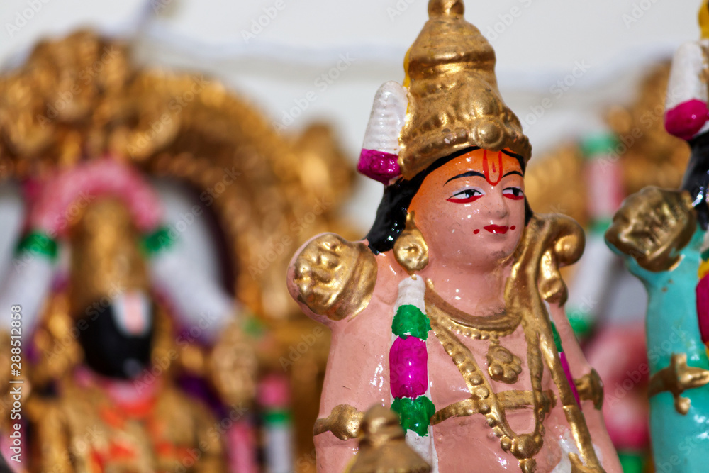 Fototapeta premium Dasara Pattada Gombe (South indian Dussehra culture)