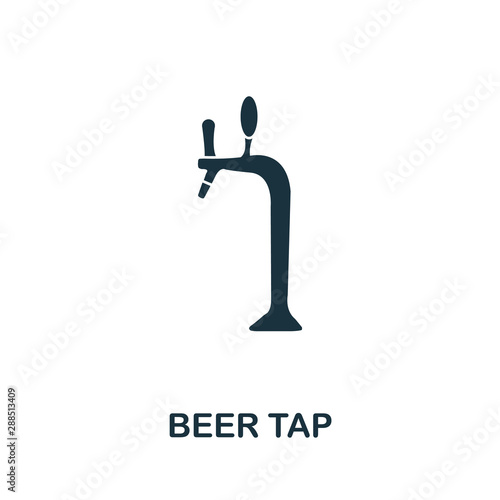 Beer Tap vector icon symbol. Creative sign from oktoberfest icons collection. Filled flat Beer Tap icon for computer and mobile