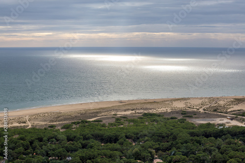 Photographie aérienne du bassin d'Arcachon, Vendée, France