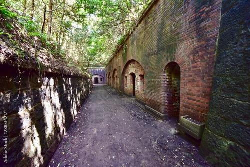 Fototapeta Naklejka Na Ścianę i Meble -  戦争で使われたレンガの要塞