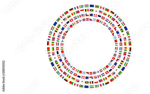 bandiere, bandierine, bandiere del mondo, internazionale