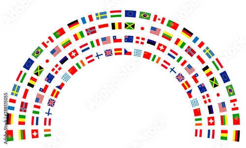 bandiere, bandierine, bandiere del mondo, internazionale