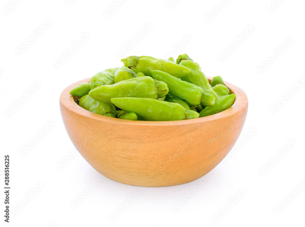 Fresh chilli isolated on white background Fresh chilli isolated on white background