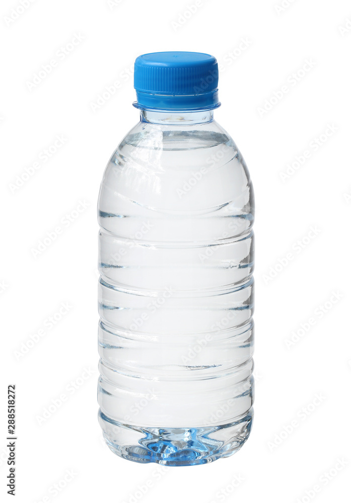 Plastic water bottle disposable (with clipping path) isolated on white background Plastic water bottle disposable (with clipping path) isolated on white background