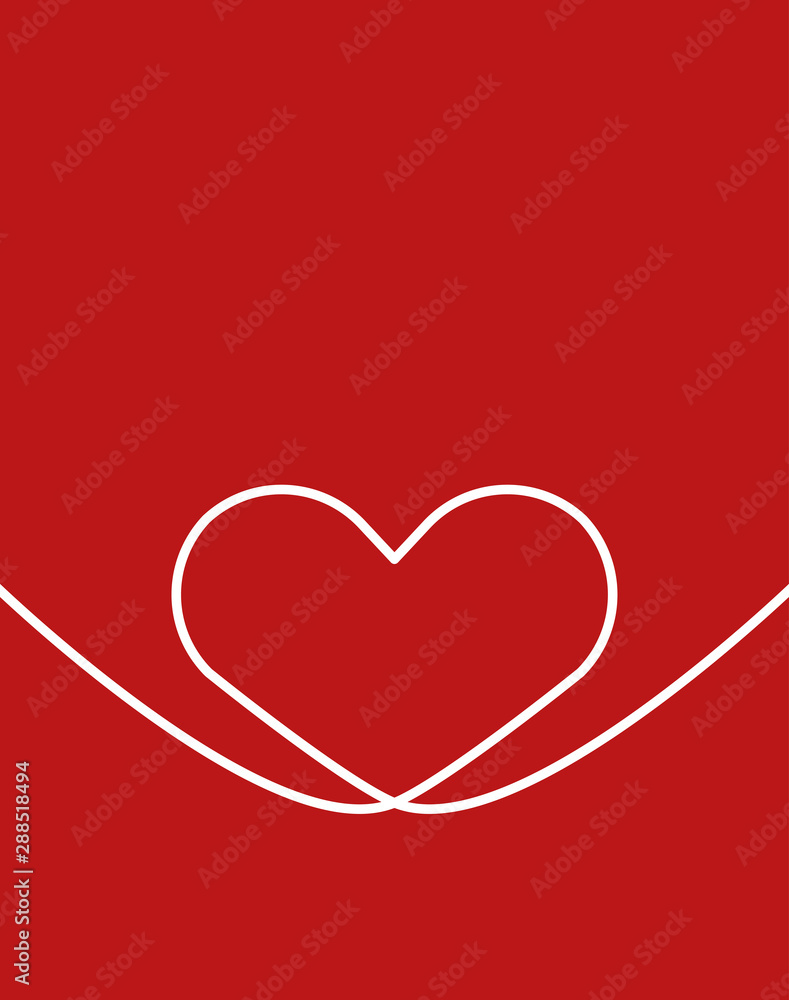 heart outline card heart outline card