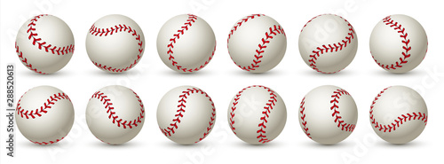 Photography Realistic baseball ball