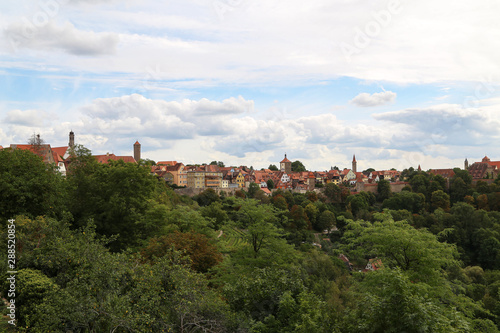 Panoramic view of Rothenburg ob der Tauber