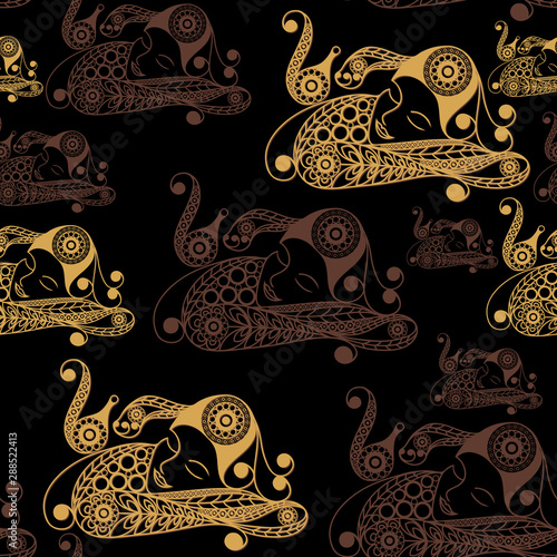 Graphic illustration of with Thai massage 3