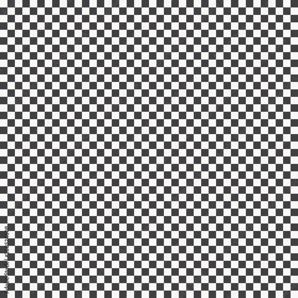 Geometric vector pattern, repeating small square black and white. pattern is clean for fabric, wallpaper, printing. Pattern is on swatches panel.
