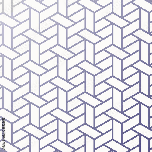 Asian tiling on hexagonal grid, seamless pattern vector, pattern is clean for fabric, wallpaper, printing. Pattern is on swatches panel.