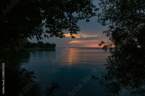 Sunset and Storm Clouds over Lake Ontario © Josh