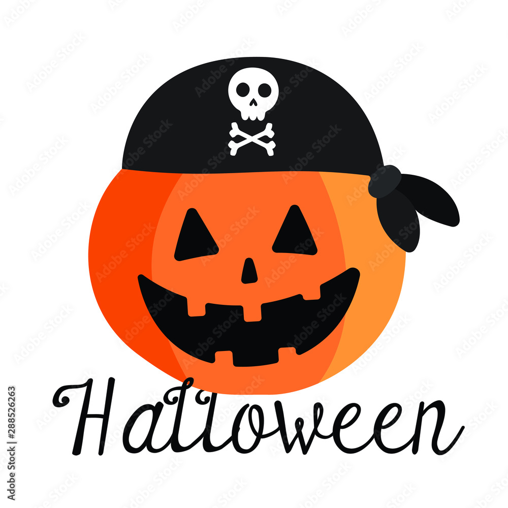 Funny pumpkin, halloween, vector illustration Funny pumpkin, halloween, vector illustration