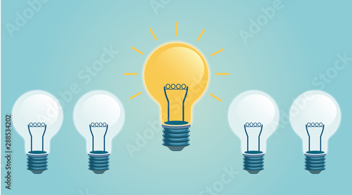 Creative idea concept